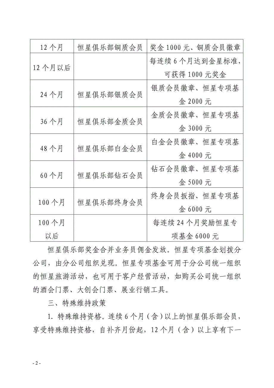 2017年合众人寿恒星俱乐部章程_第2页