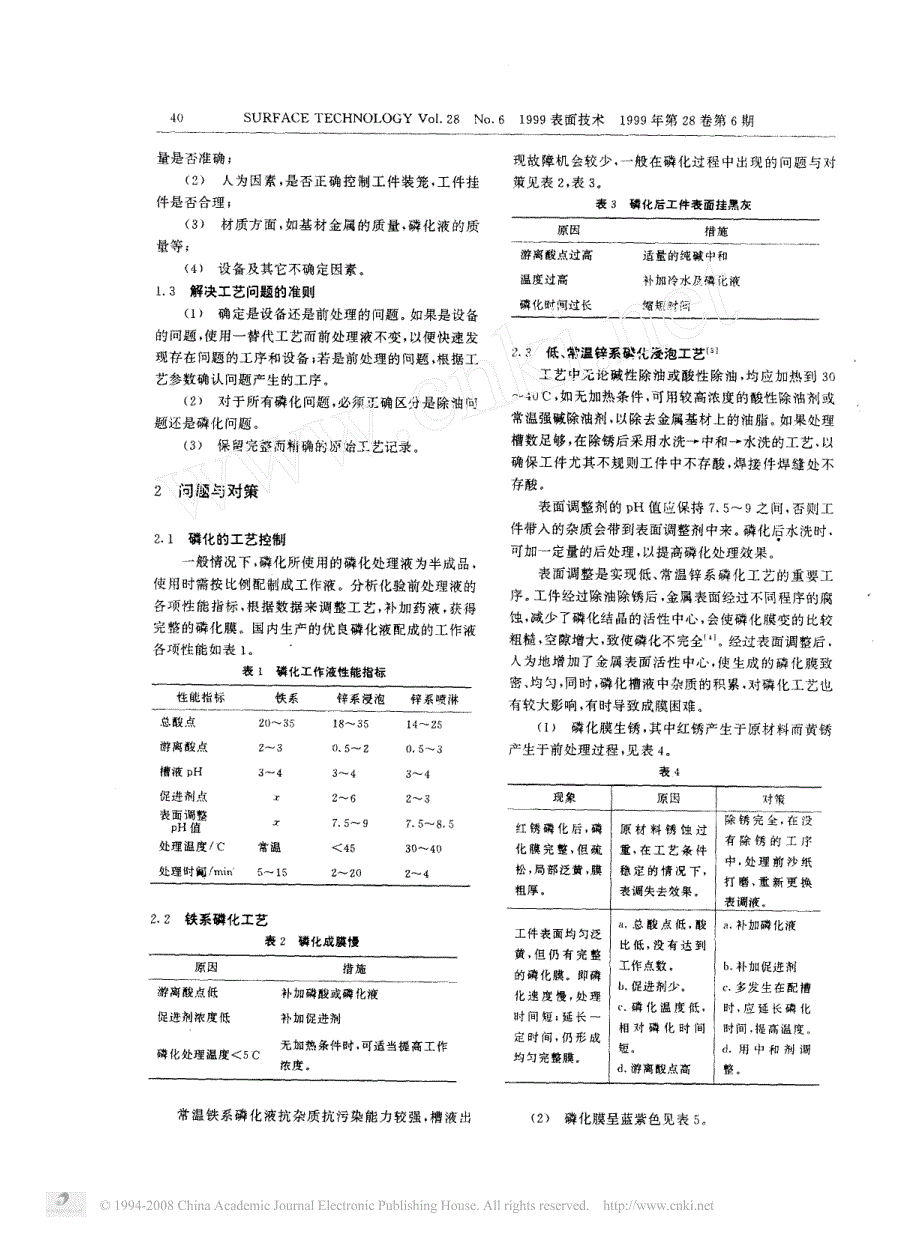 低温常温磷化工艺中的常见问题与对策_第2页