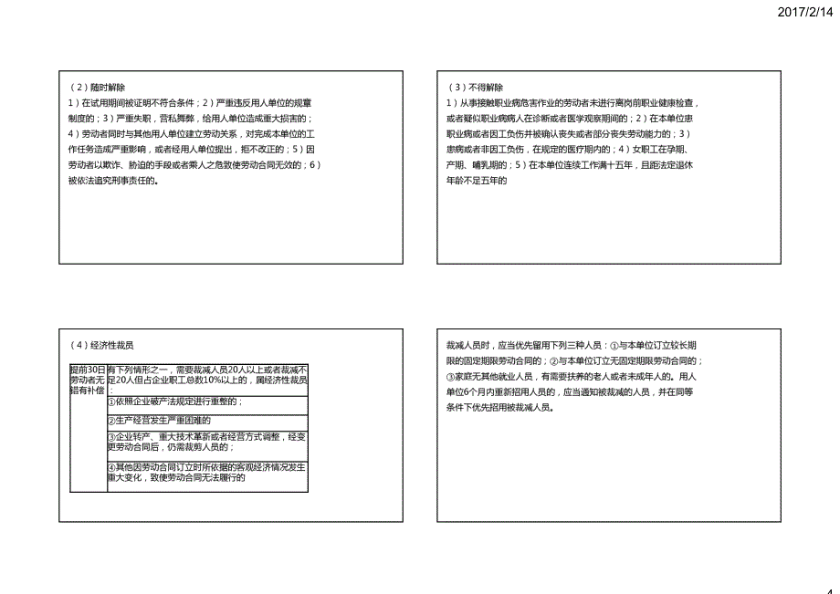 一建 YL 法规 基础预习劳动合同_第4页