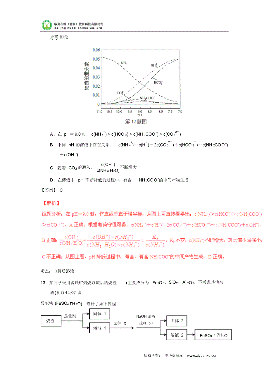 2015高考试题——理综(化学部分)(浙江卷)解析版_第4页