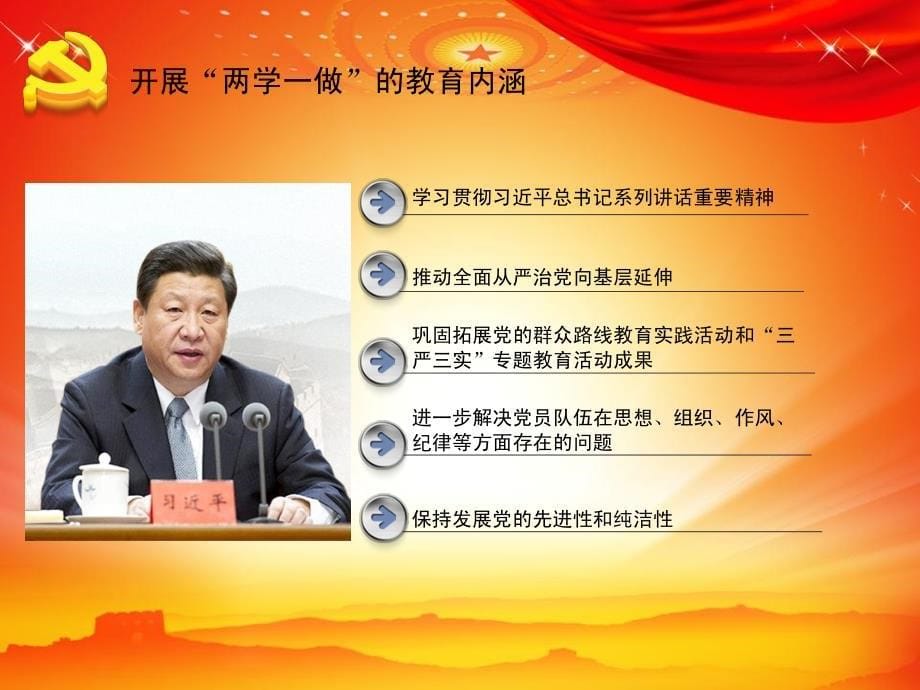 两学一做学习心得党课演讲稿动态_第5页