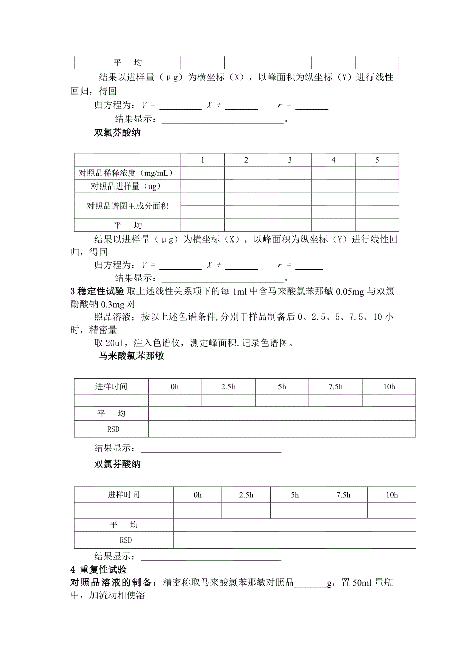 氯芬黄敏片(薄膜衣)检验方法验证记录_第2页