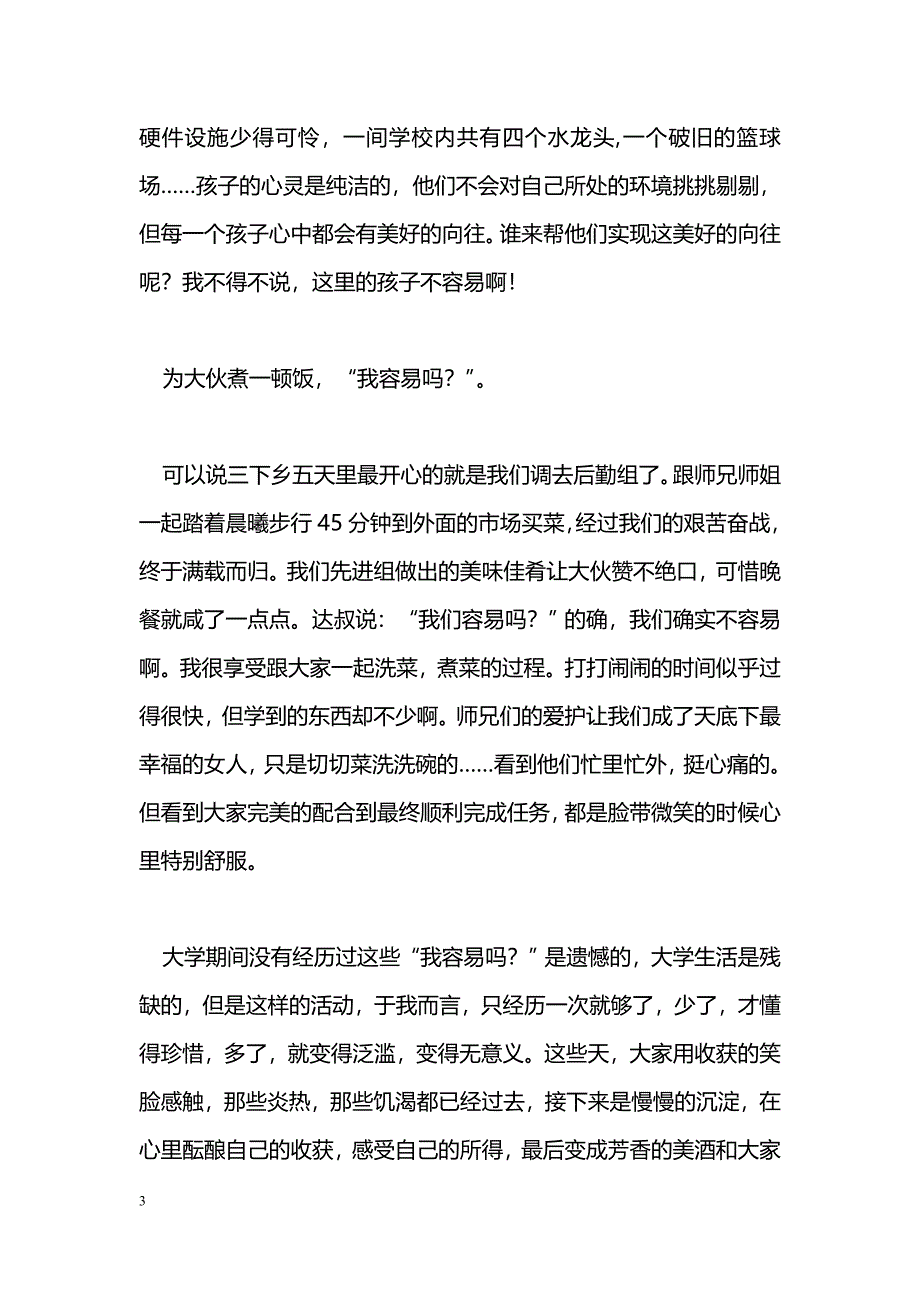 [活动总结]2010年暑期大学生三下乡总结_第3页