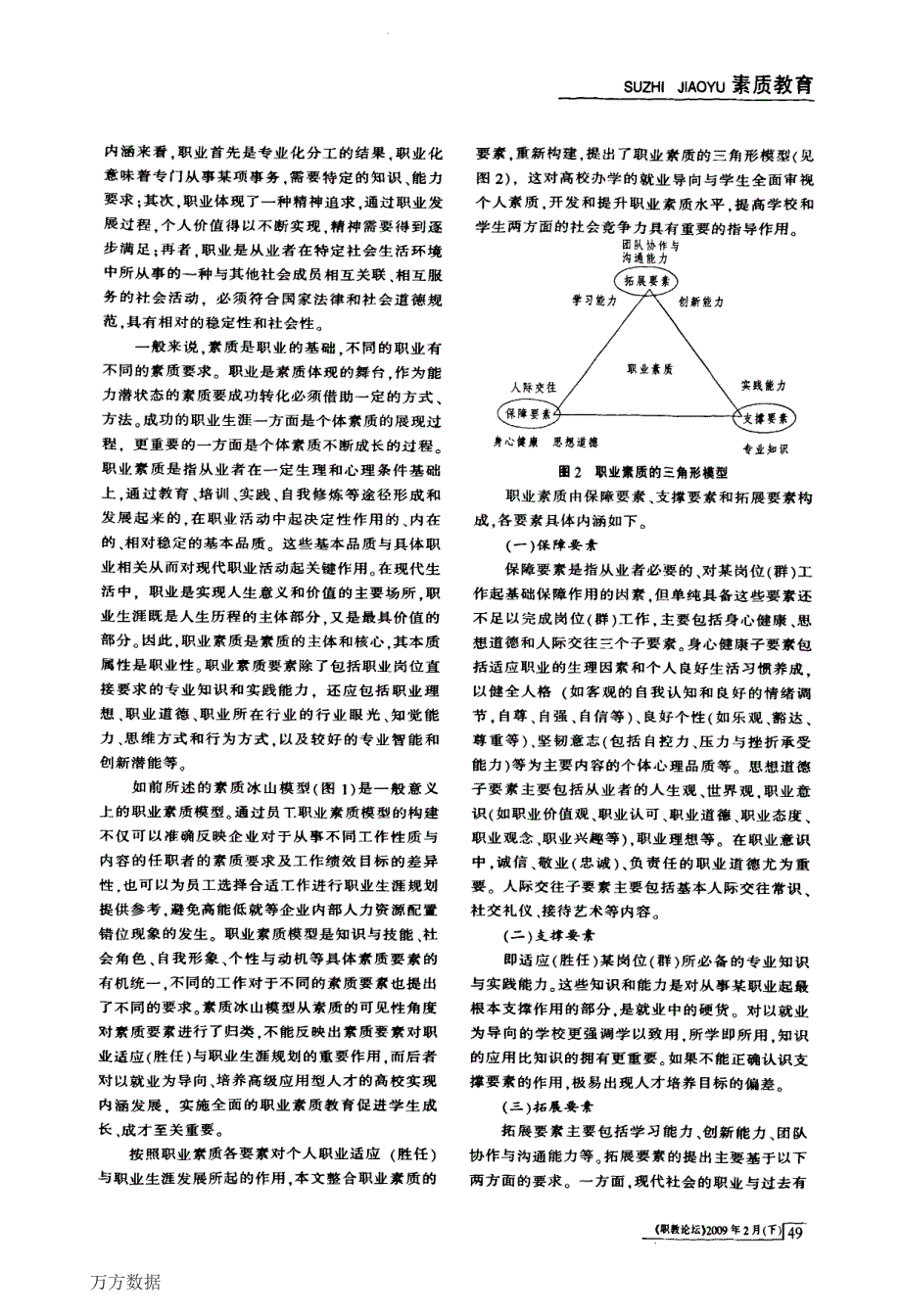 职业素质的新模型及其内涵剖析_第2页