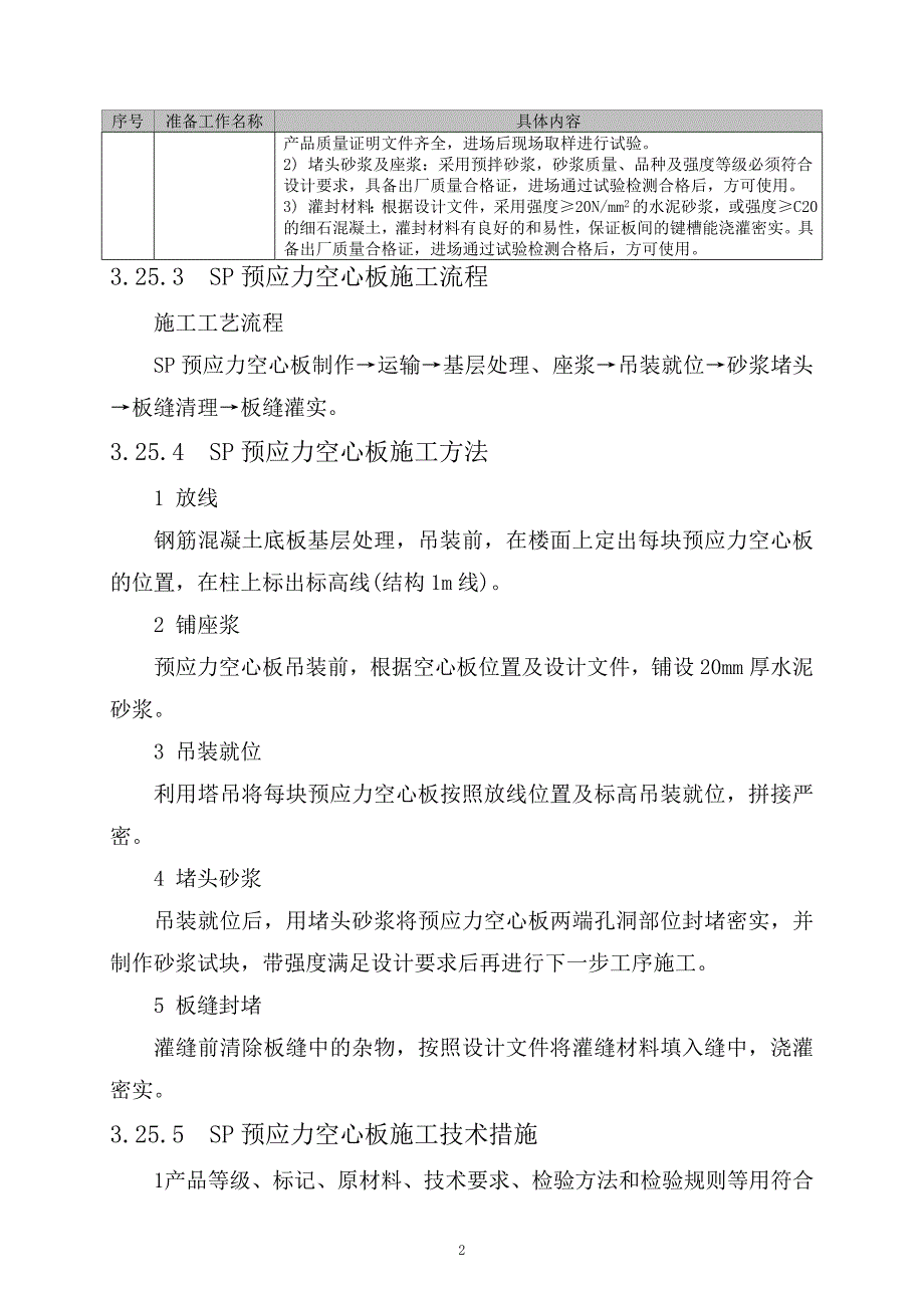 SP预应力空心板施工方案与技术措施_第2页