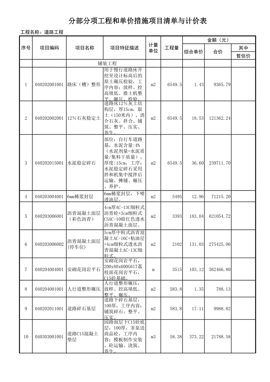 三标段道路工程_第1页