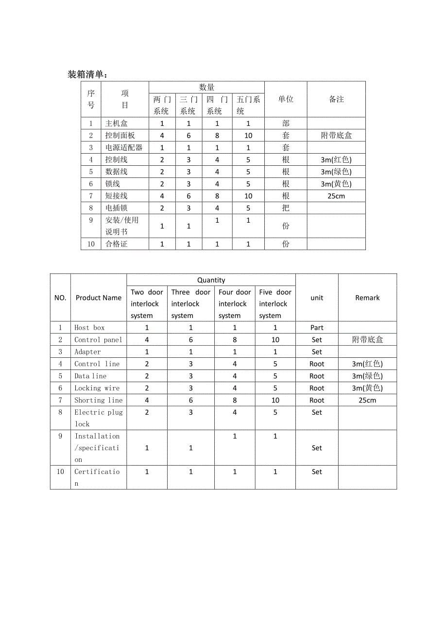 AL空气锁系统安装使用说明书V_第5页