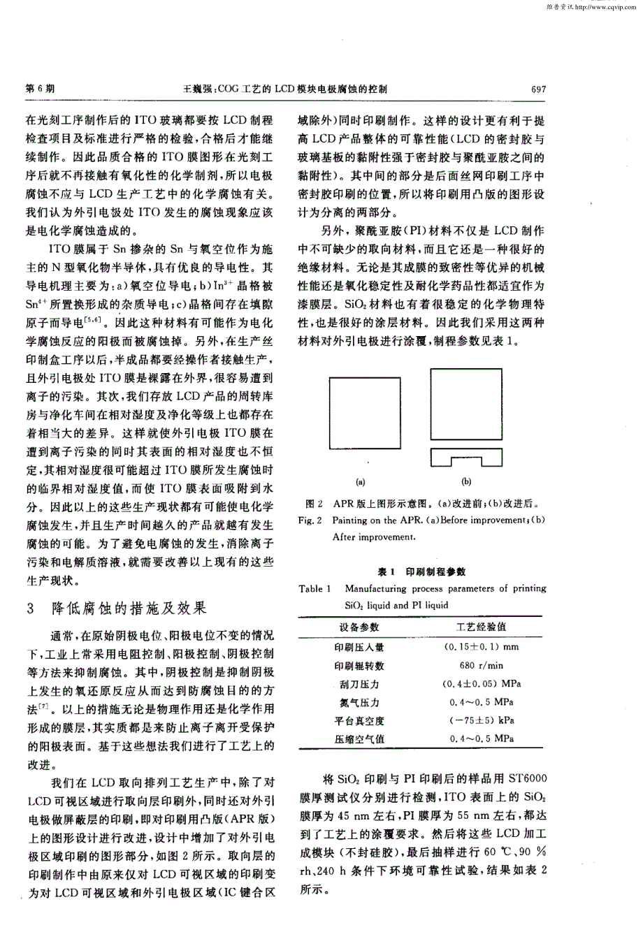 COG工艺的LCD模块电极腐蚀的控制_第2页