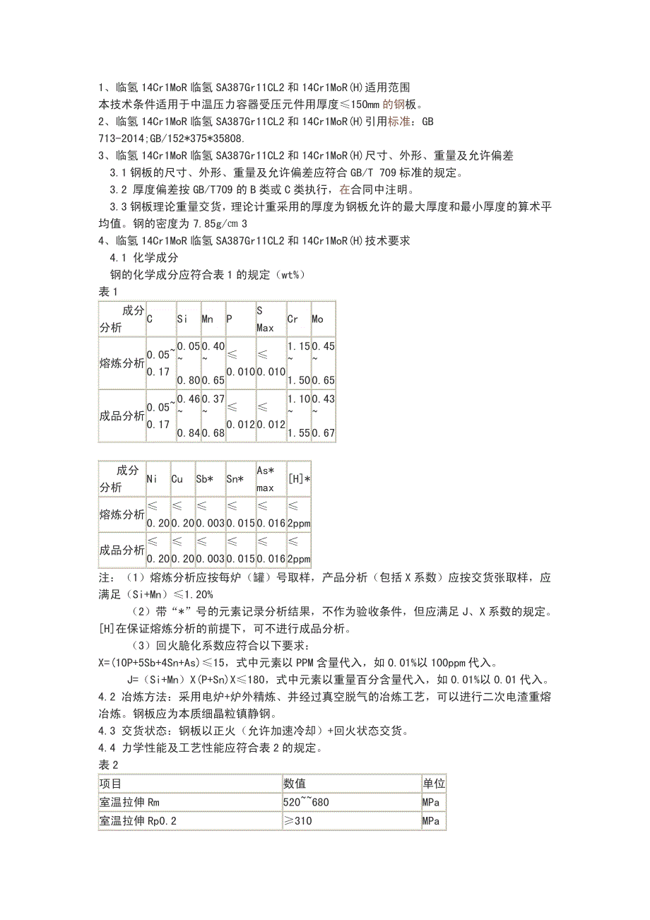 CrMR临氢中温压力容器使用范围_第1页