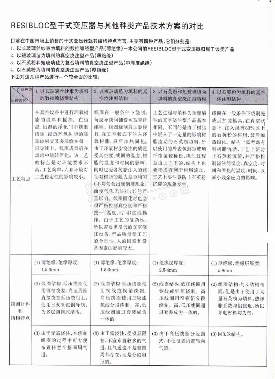 RESIBLOC干式变压器ABB技术手册_第2页