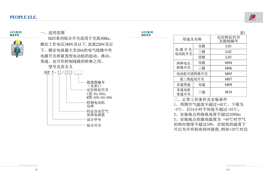 HZ5系列组合开关_第1页