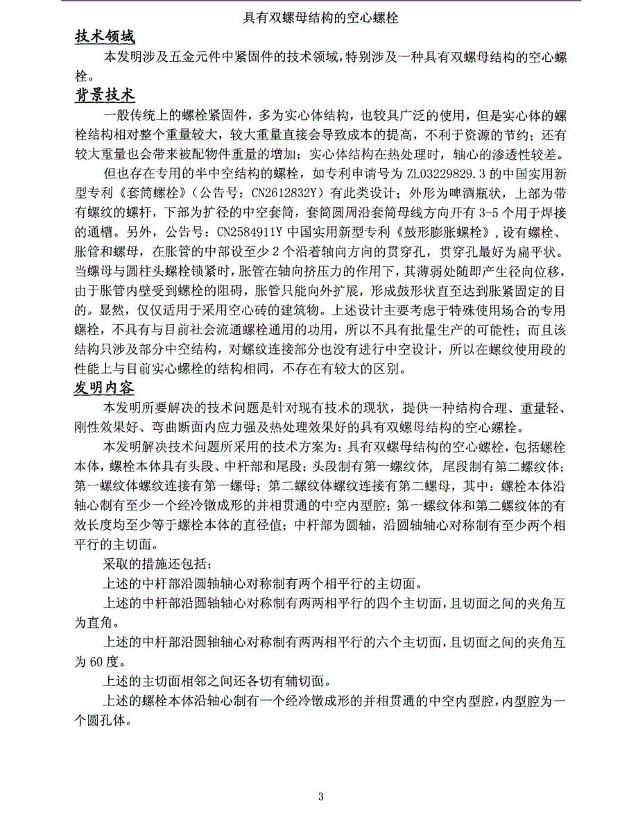 具有双螺母结构的空心螺栓_第2页