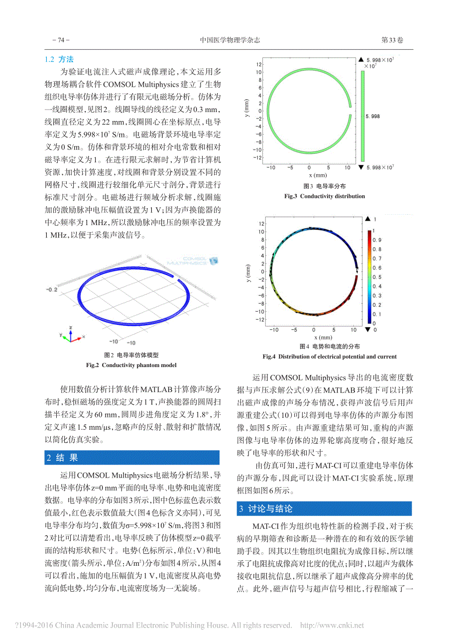 电流注入式磁声耦合成像技术仿真研究_第3页