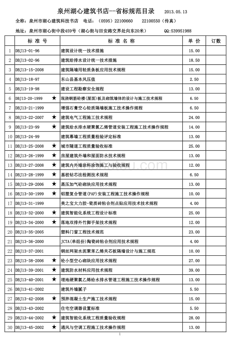 省标(福建省)规范_第1页