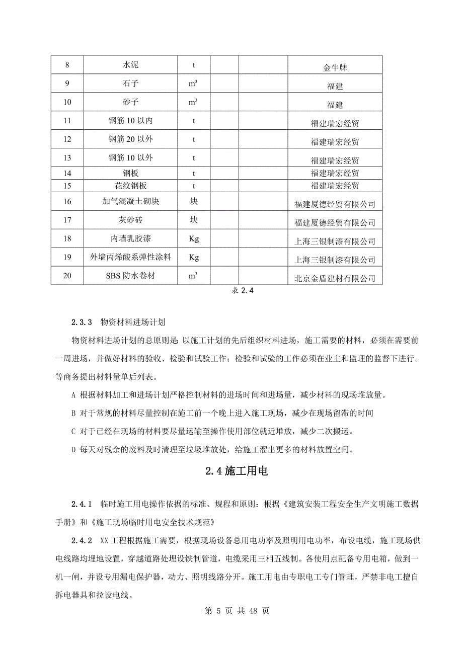 公路施工组织设计1_第5页