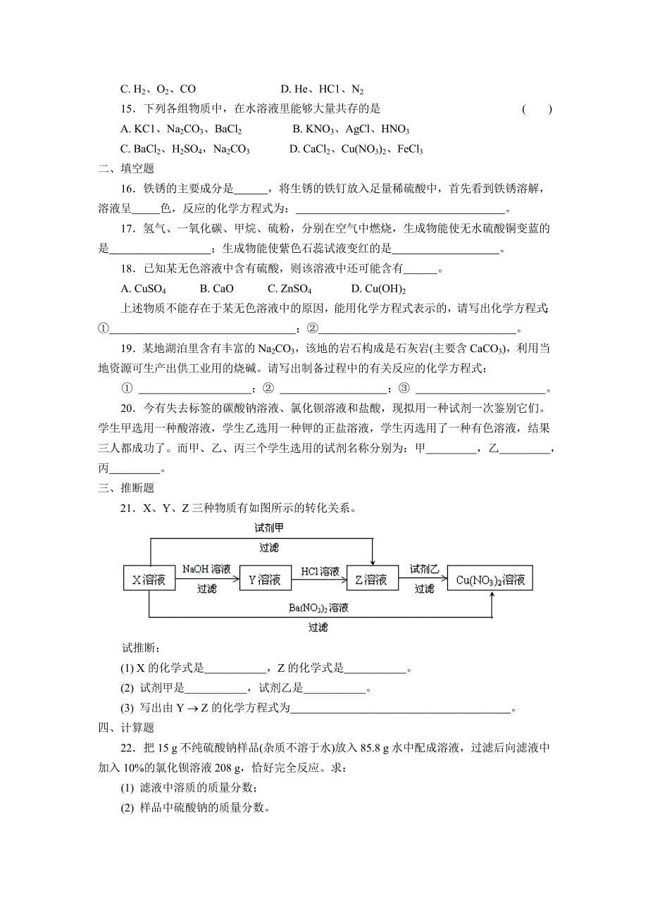 初中化学总复习_第5页