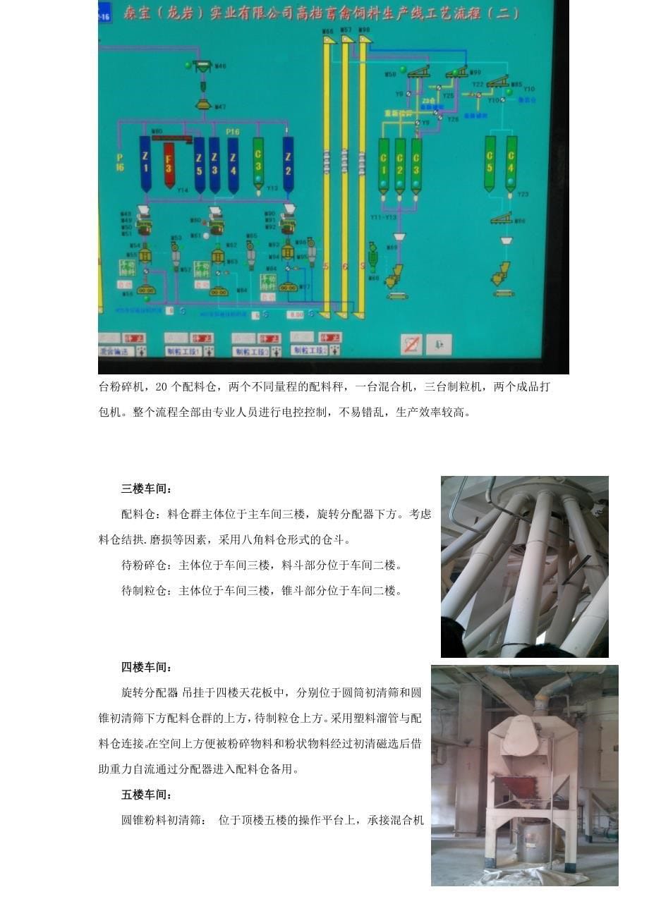 参观森宝饲料厂(心得)有图片。。_第5页