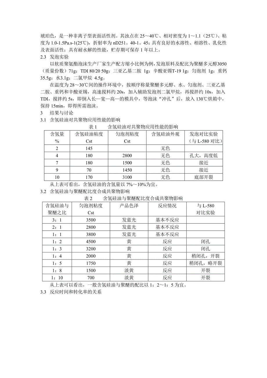 软泡匀泡剂HD-770的合成及其性能研究_第3页