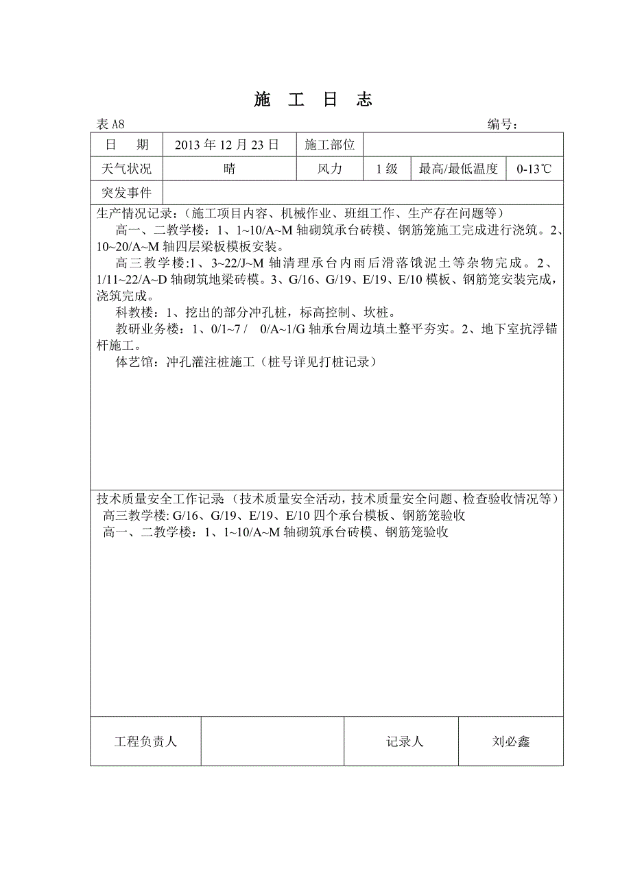 施工日志(沙县一中)_第4页