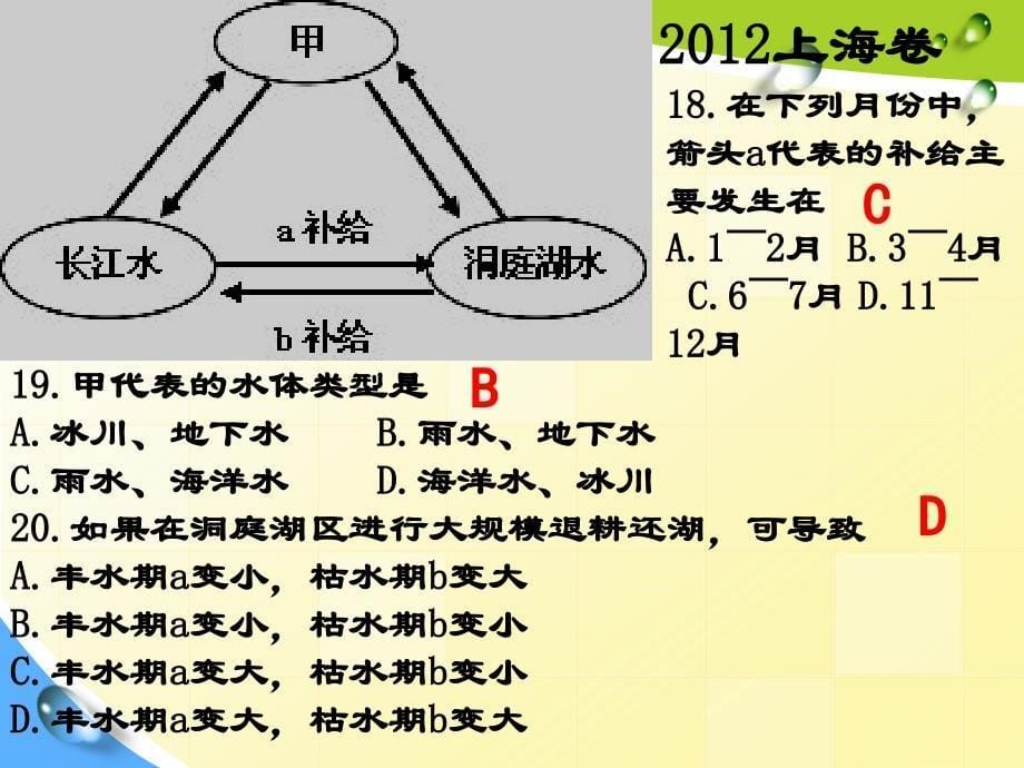 高三二轮：水体运动典型高考题例析_第5页