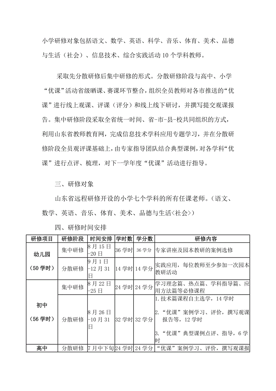 2015年小学教师远程研修实施方案_第2页