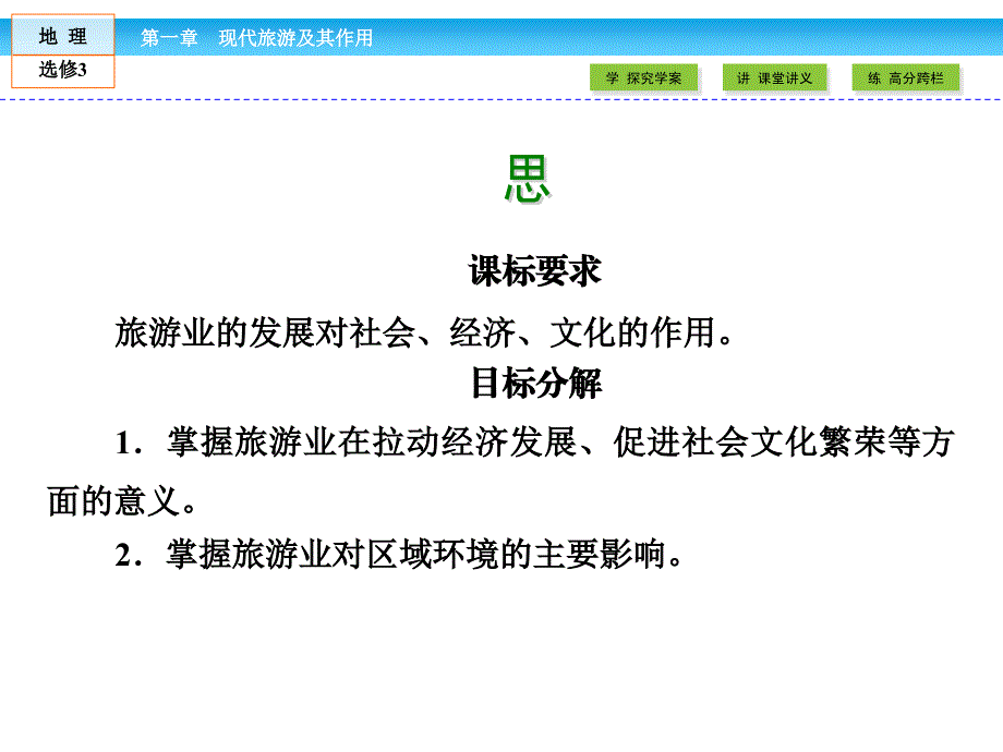 2016-2017学年高中(人教版)地理选修3课件：第1章 现代旅游及其作用 第2节_第2页