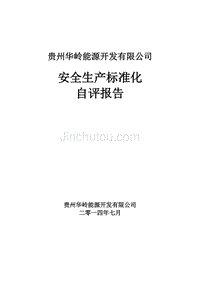 某能源开发有限公司安全生产标准化自评报告