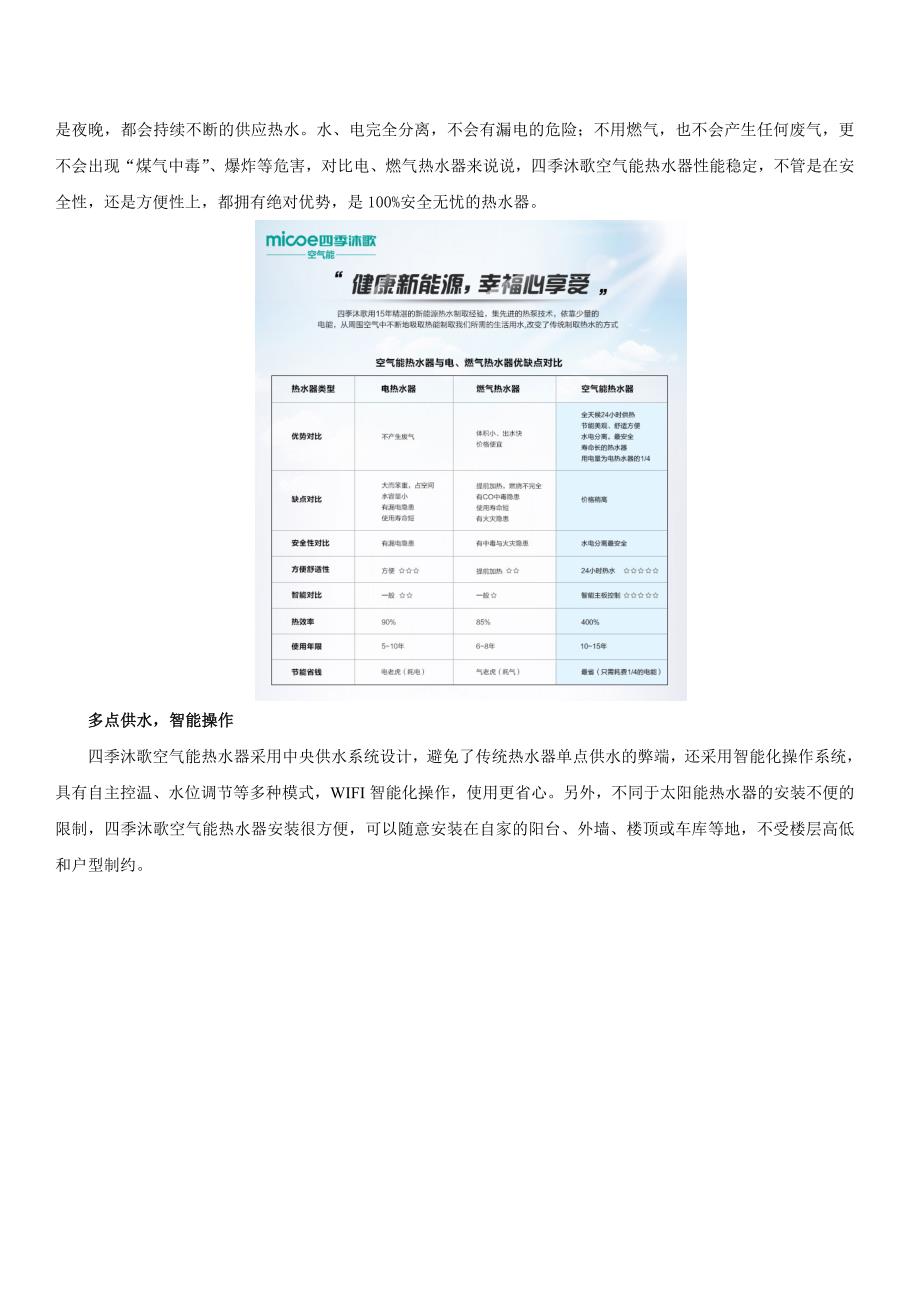 四季沐歌空气能热水器几大优势告诉你,热水器为什么要选空气能_第2页