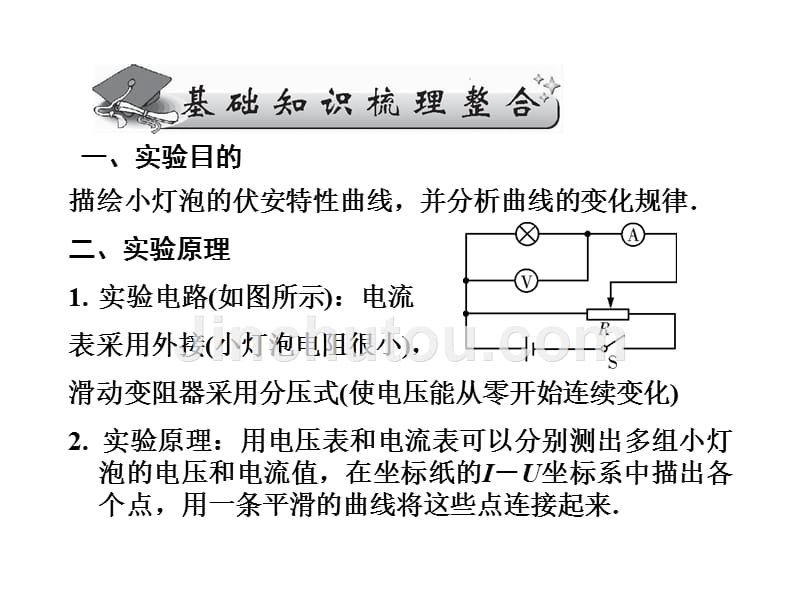 实验：描绘小灯泡的伏安特性曲线_第2页