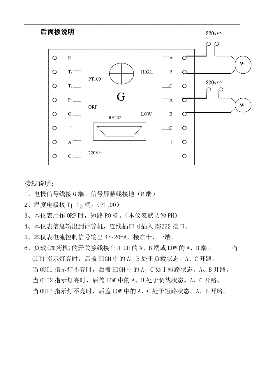 【最新】pH(ORP)控制器说明书_第4页