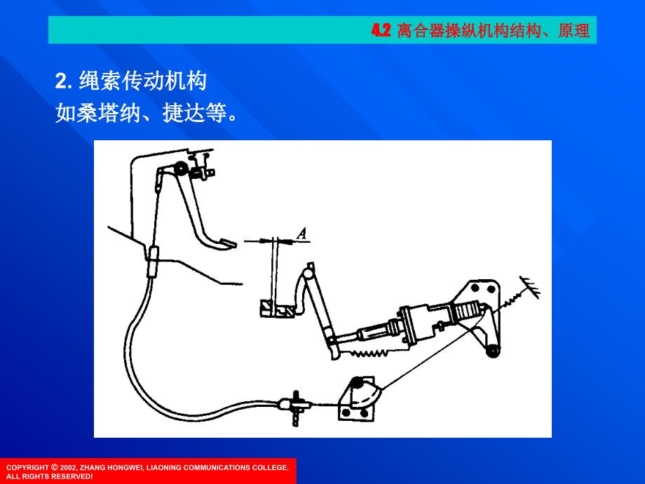 离合器操纵机构结构、原理及_第4页