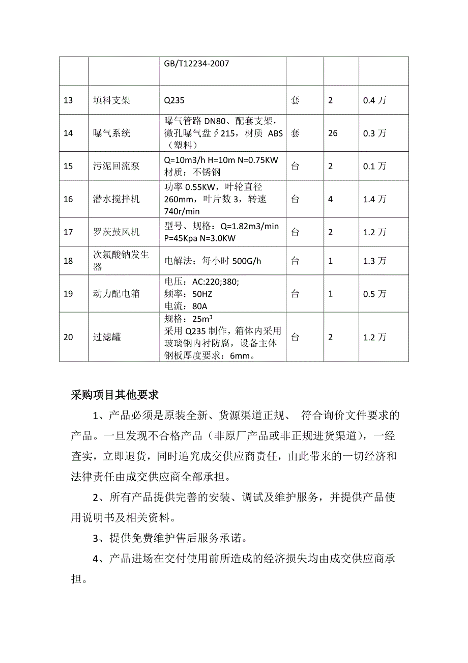 【最新】采购项目技术和商务要求_第4页