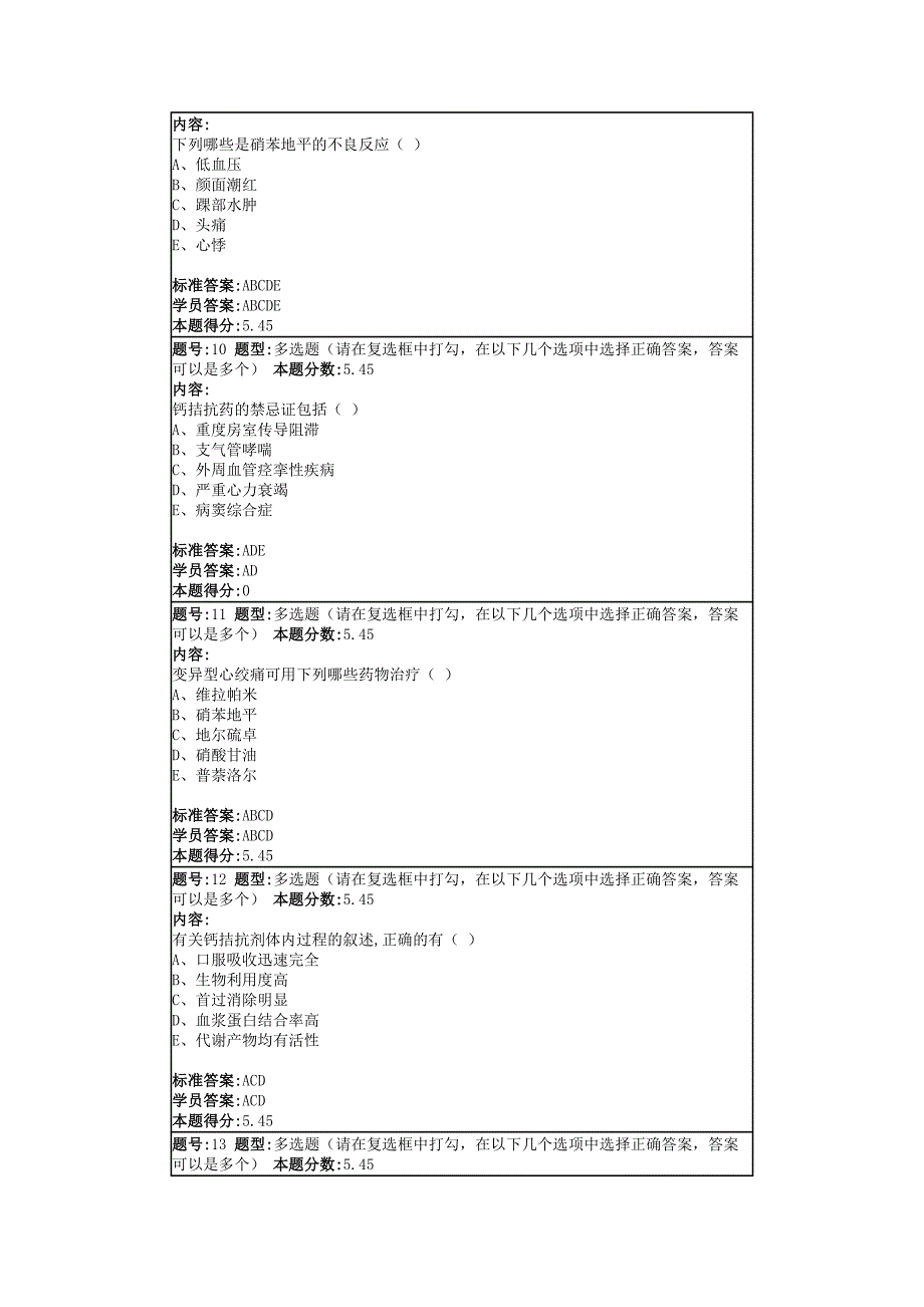 【最新】药理学春第一套作业_第3页