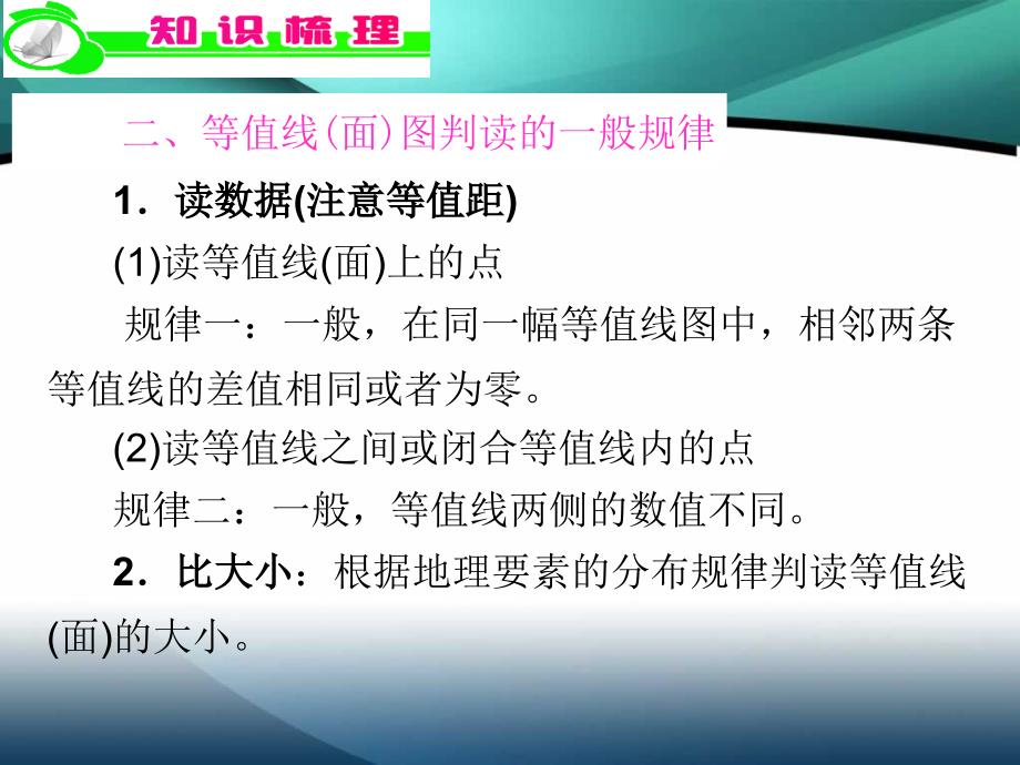 地理：2012届高中总复习(第2轮)地理课件：专题1第1课时 等值线图(全国版)_第3页