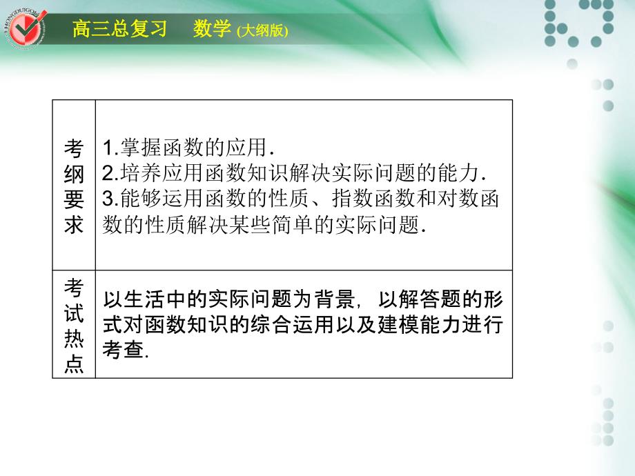 2016高考数学总复习课时作业堂堂清函数2-10_第3页