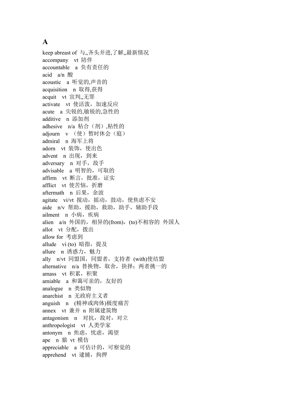 王若平考研词汇掌中宝缩编_第1页