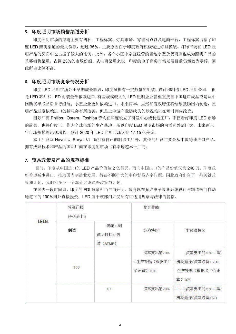 印度LED照明市场调研报告_第4页