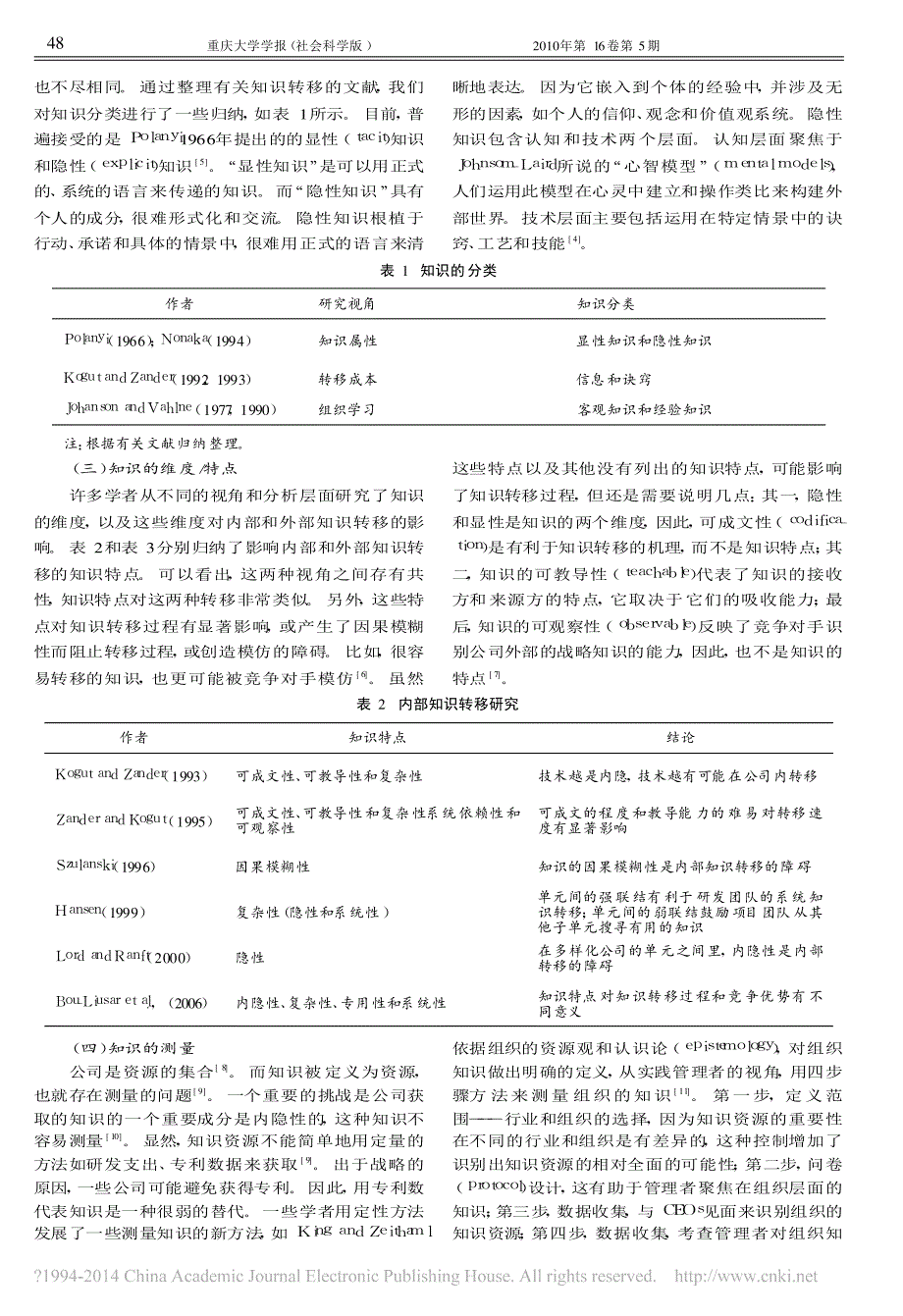 国外知识转移研究述评林枫_第2页