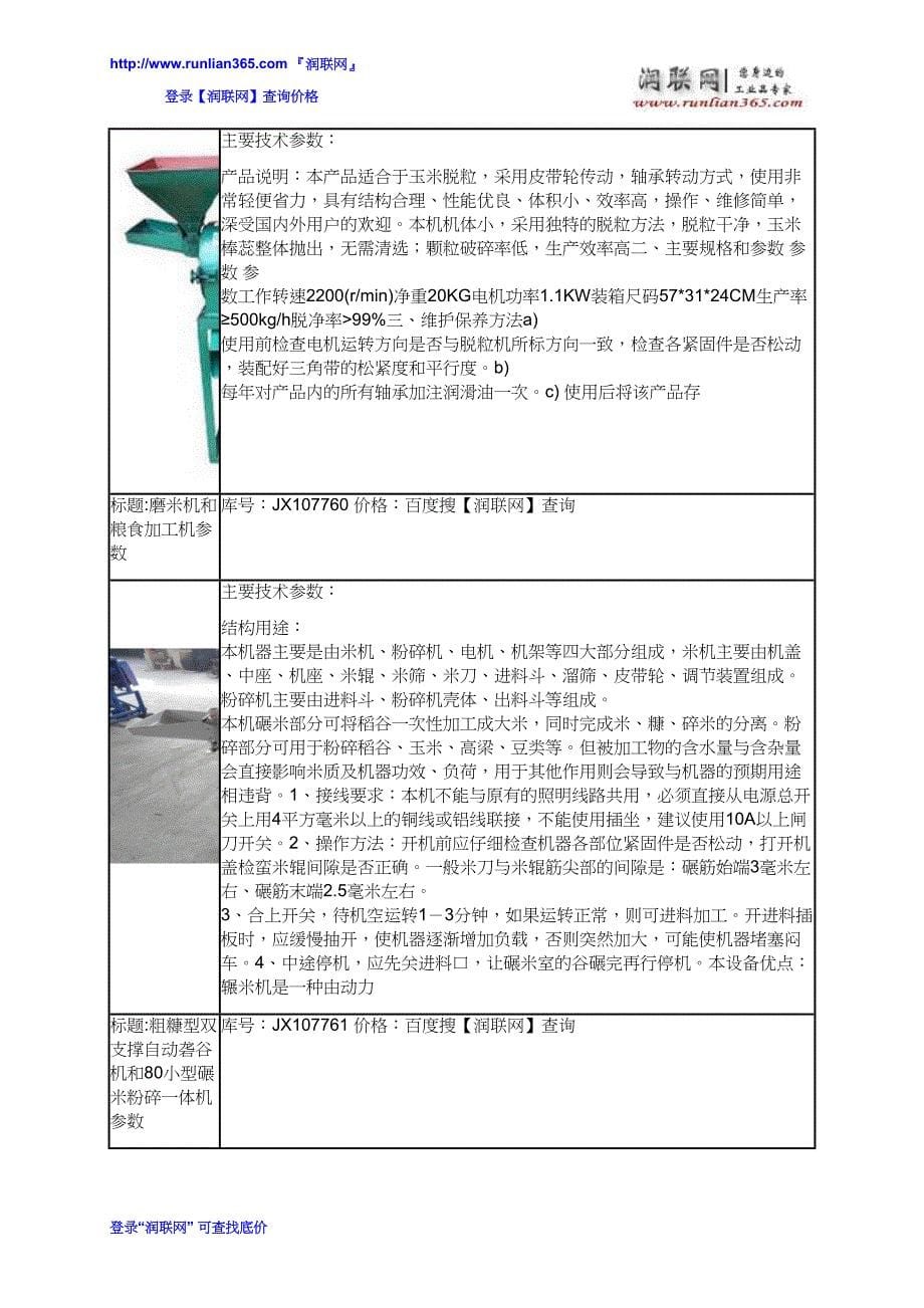 6NFZ-2.2小型家用2200W碾米机和多功能碾米机价格_第5页