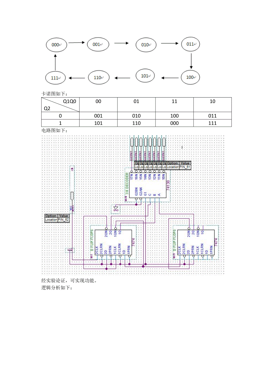 东南大学数字电路实验报告(五)_第3页