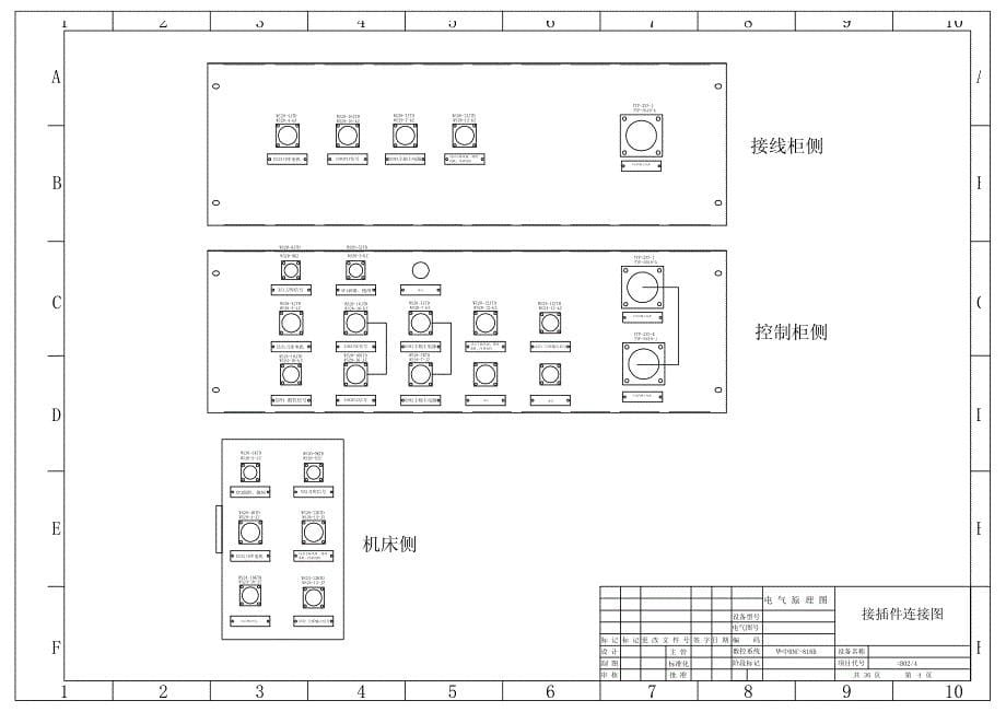 华中数控系统机床电气原理图_第5页