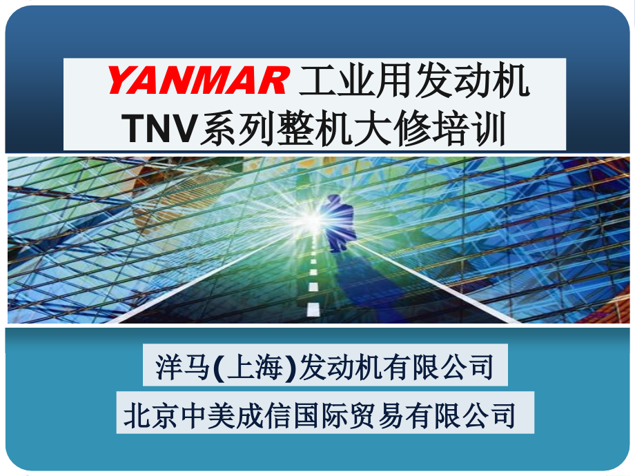 YANMAR发动机大修培训_第1页