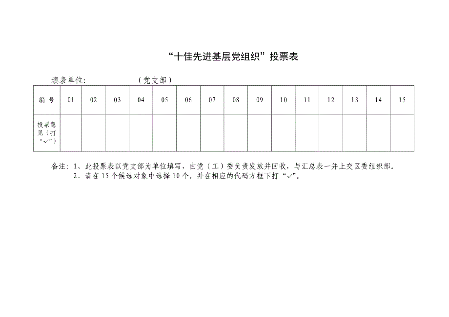 十佳投票评选活动通知及事迹材料2011年_第2页