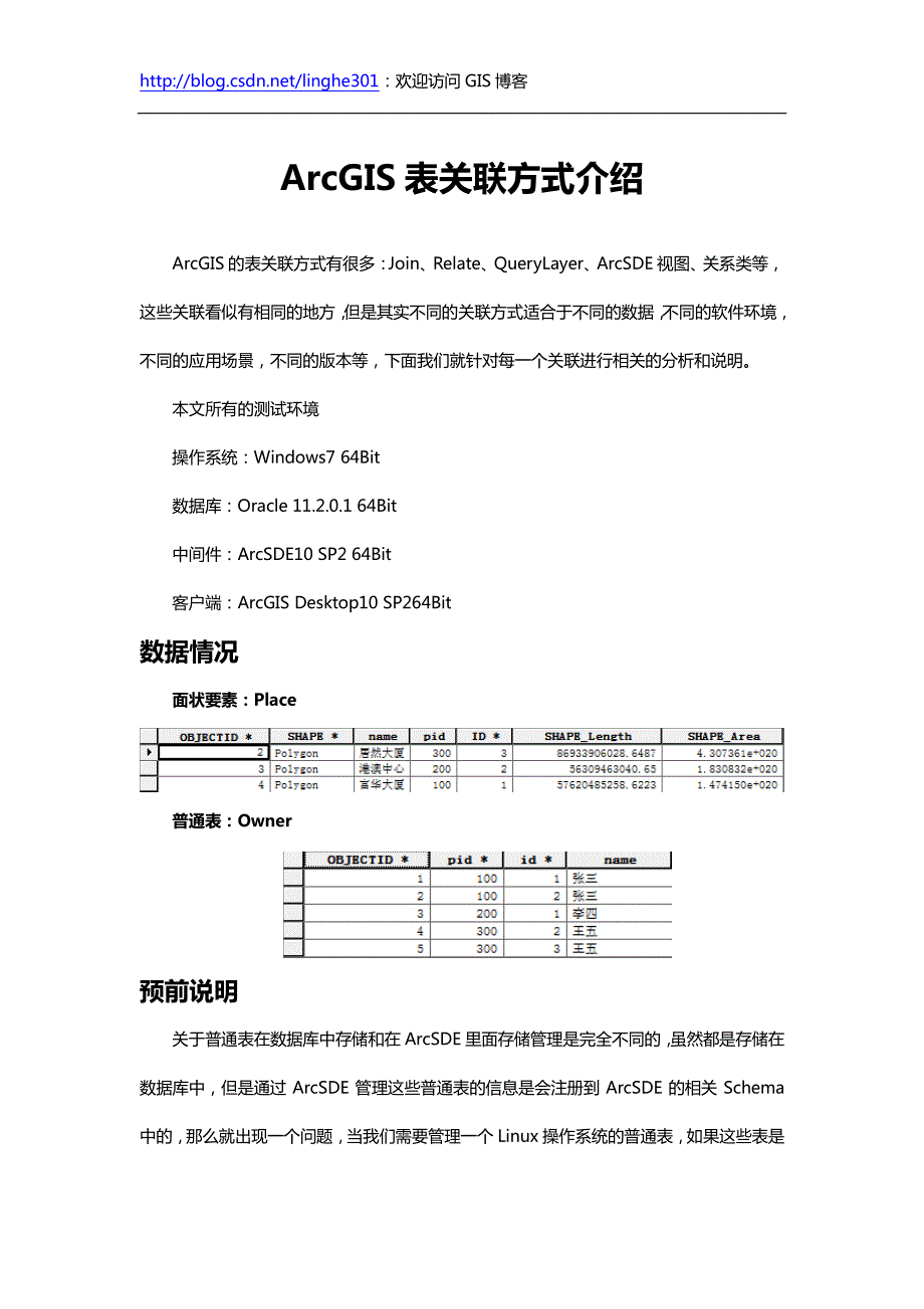 ArcGIS表关联方式介绍_第1页