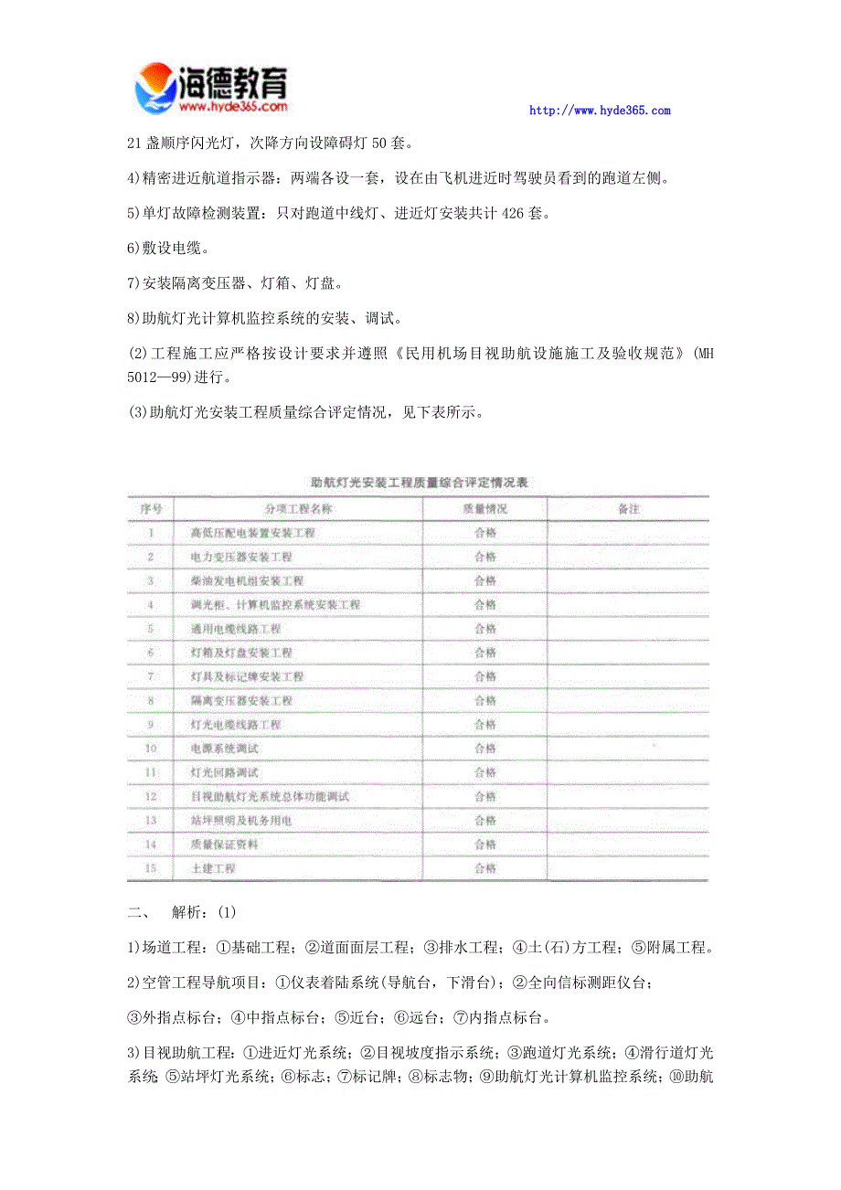 2017年一级建造师民航机场工程管理与实务案例三 (3)_第4页