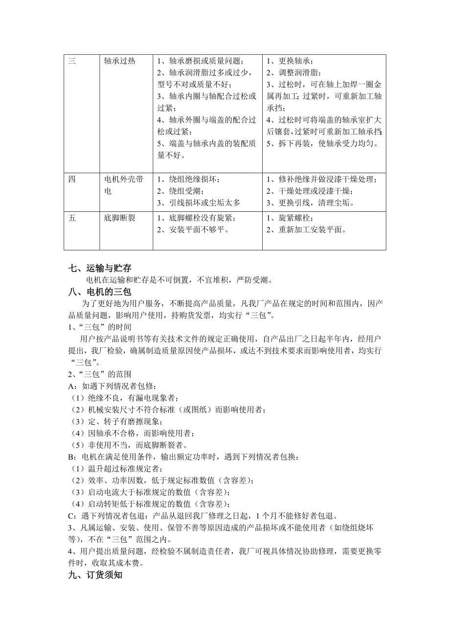 【2017年整理】振动源三相异步电动机 说明书_第5页