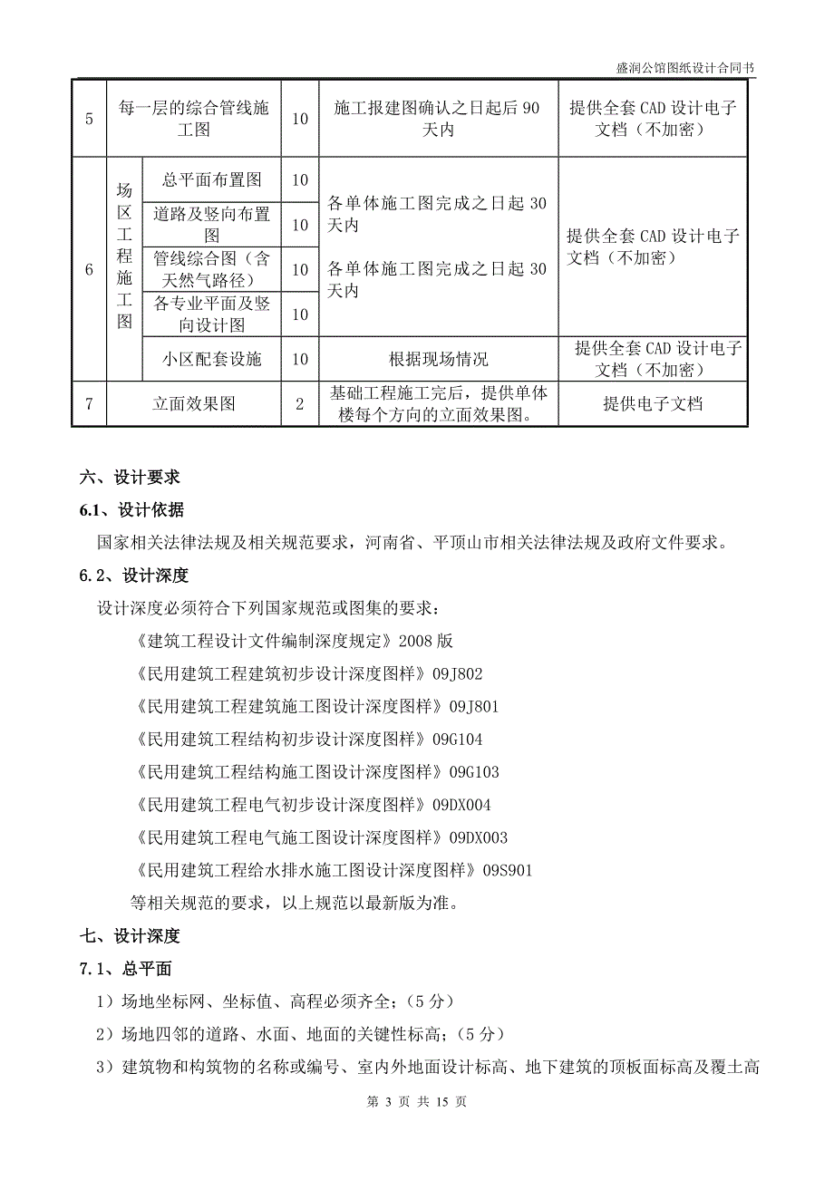 【2017年整理】施工图设计合同_第3页