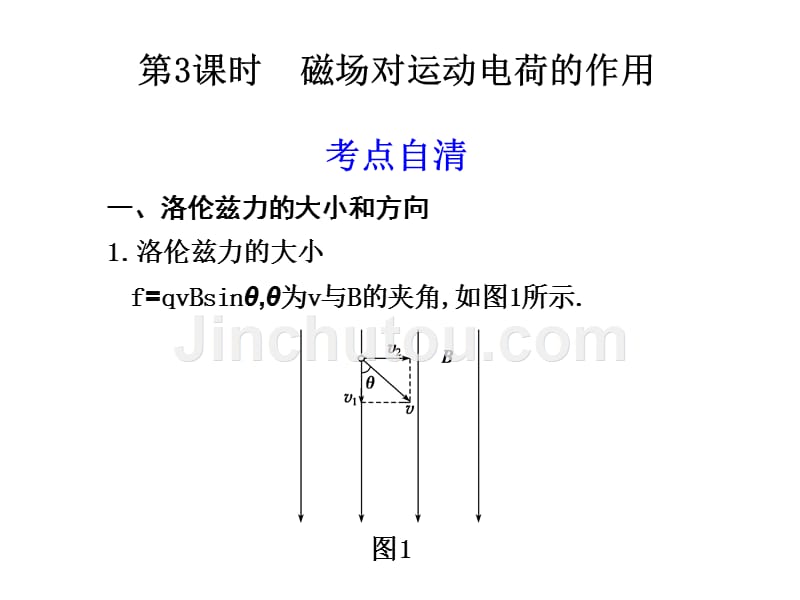 8.第3课时  磁场对运动电荷的作用_第1页