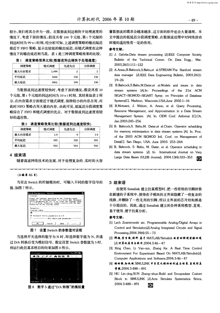 D／A、A／D转换接口芯片的Simulink仿真_第3页