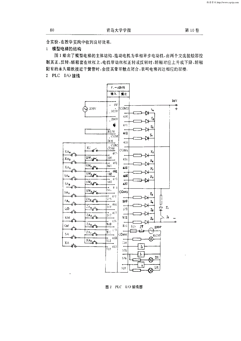 PLC控制电梯的研究和五层模型电梯的研制_第2页